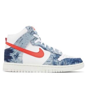 2022 Wmns Dunk High 'Washed Denim'